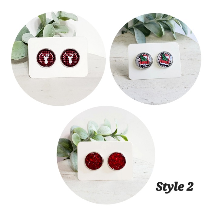 Christmas Studs | 3-Packs