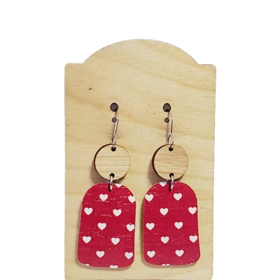 Love Heart Dangle Earrings