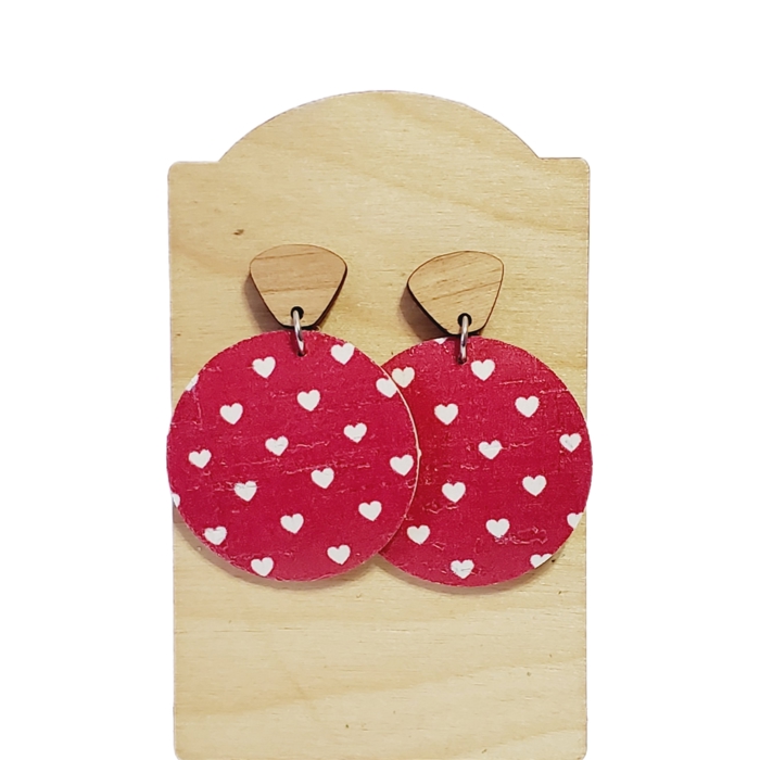 Love Heart Drop Earrings