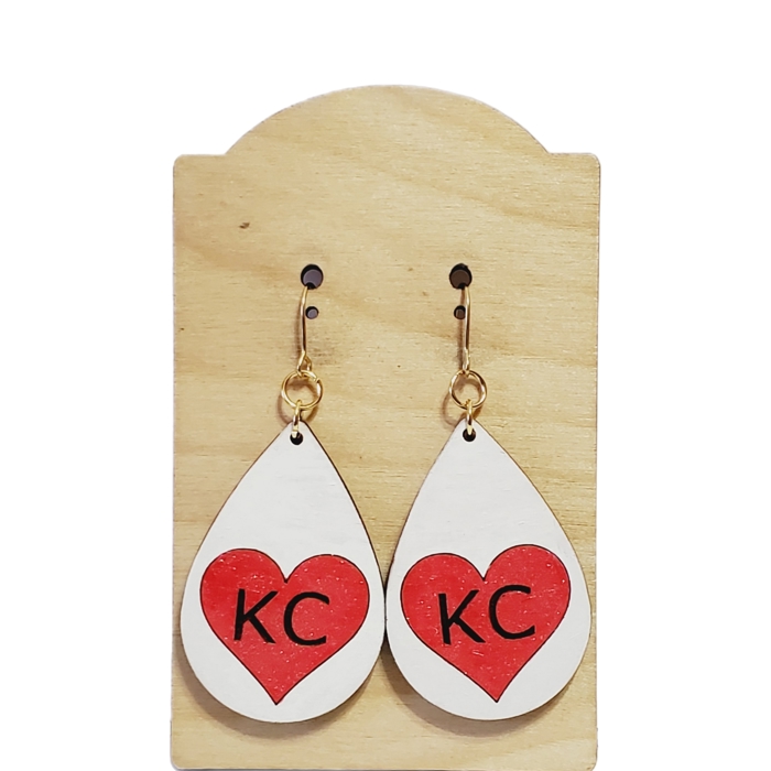 Love Heart KC Earrings