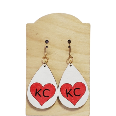 Love Heart KC Earrings