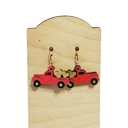  Hand Painted Truck Earrings