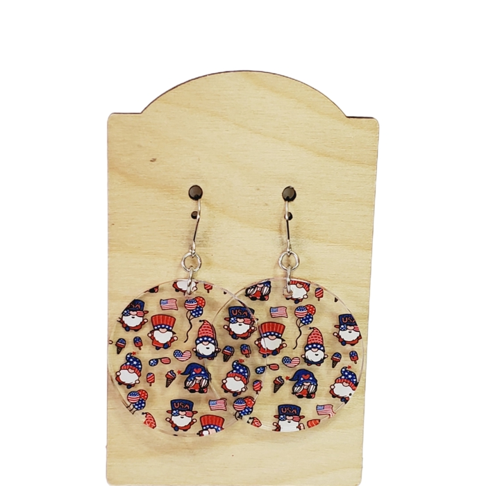 Americana Gnome Earrings