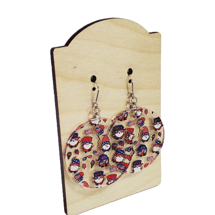 Americana Gnome Earrings