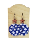  Americana Boho Vintage Star Earrings
