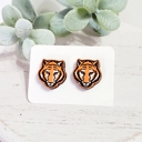  Hand Painted Team Mascot Studs | 25 Styles