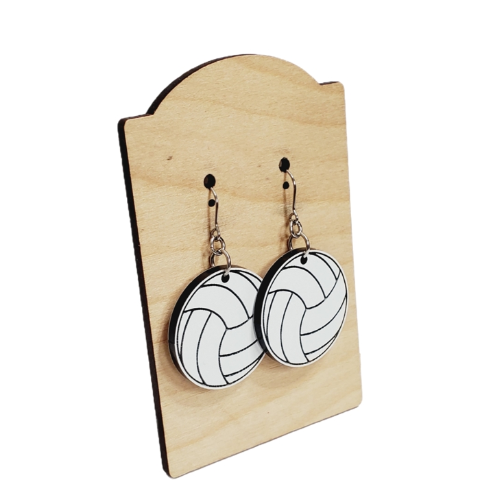Volleyball Acrylic Earrings