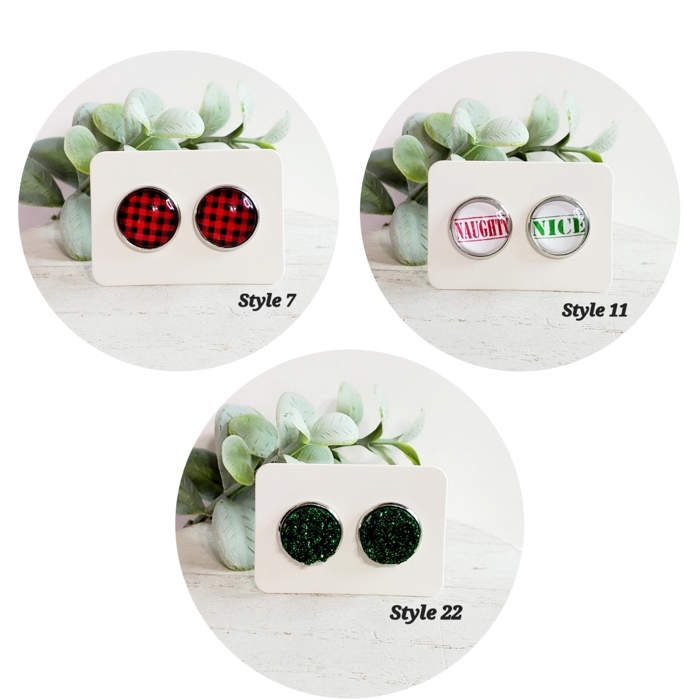 Christmas Studs | 3-Packs