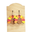  Hand Painted Turkey Earrings