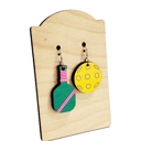  Hand Painted Pickleball Earrings