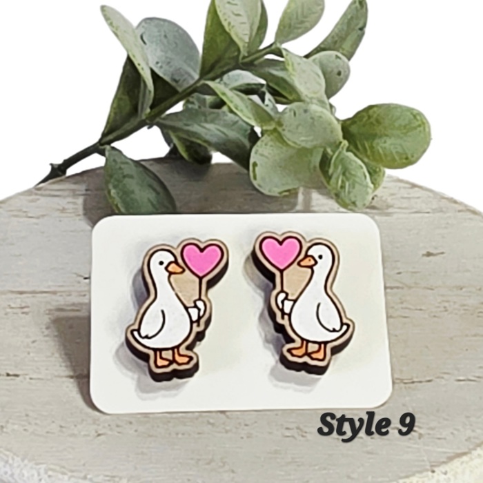 Love Wood Studs | 20 Styles