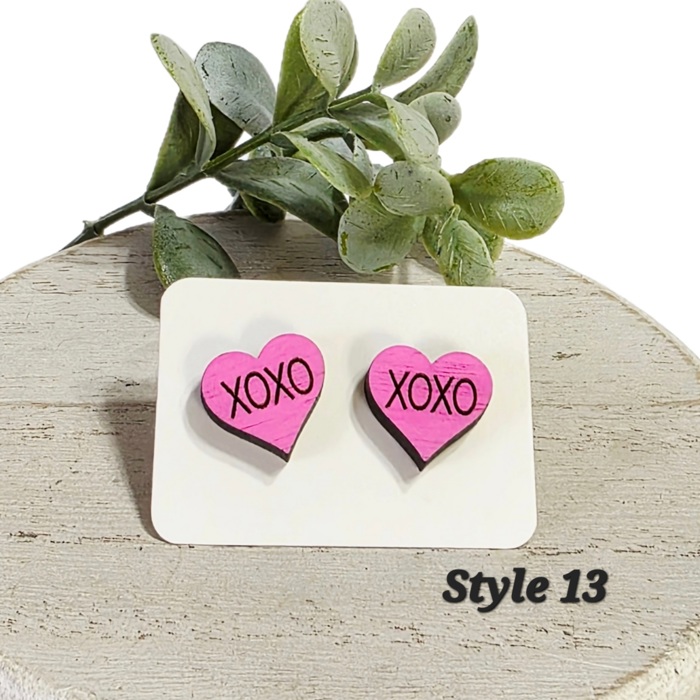 Love Wood Studs | 20 Styles