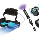  Night ranger Set:Night Mission Goggles/Micro Motion alarm/Voice disguiser/Invisible ink Pen