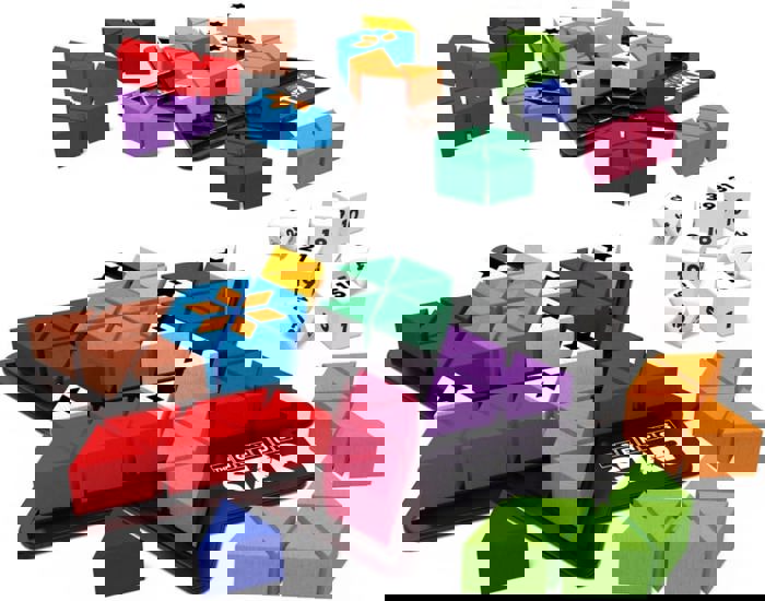 The Genius Star - Toy Of The Year Award Winning Family Board Game. 165,888 Possible Puzzles By Filling In Colored Shapes With Blockers To Complete A Star! Golden Star Twist!