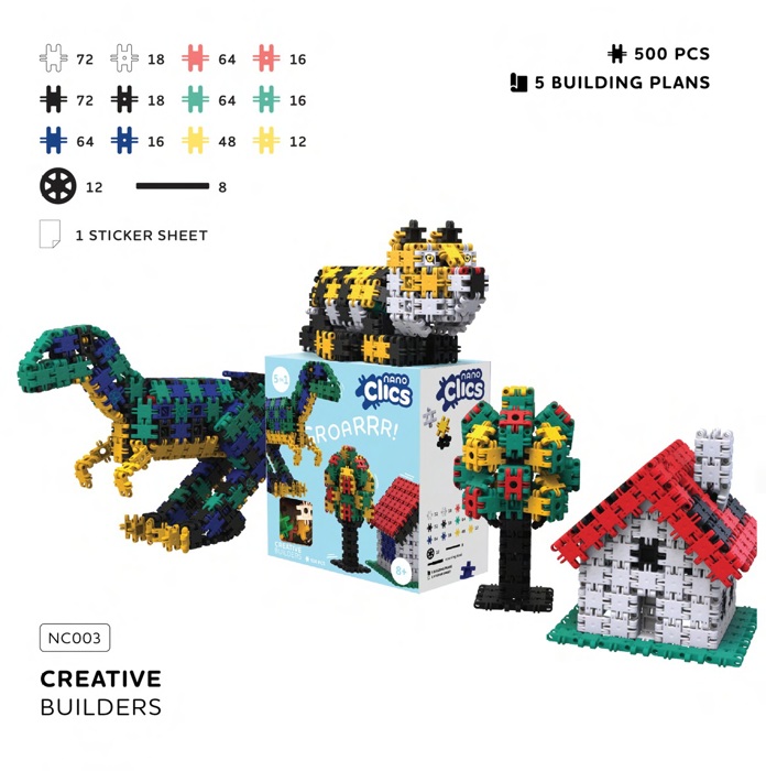 Nano Clics - Creative 500pc GROAR