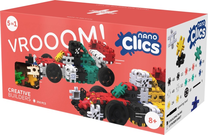 Nano Clics - Creative 250pc Vroom