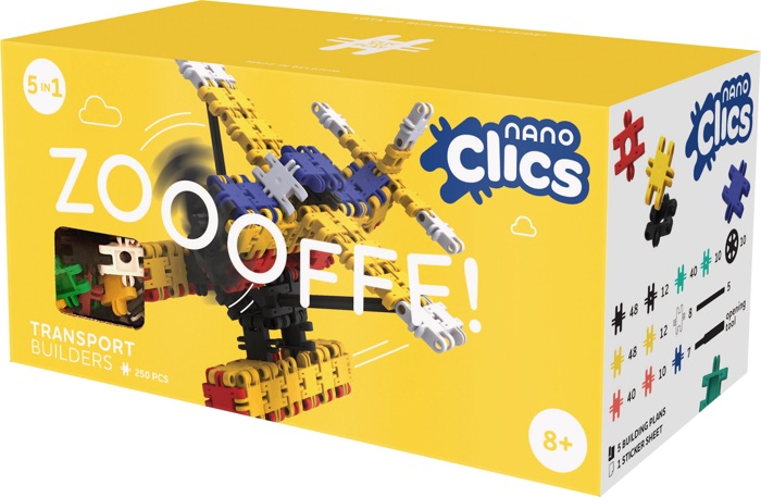 Nano Clics - Creative 250pc Zoooffff
