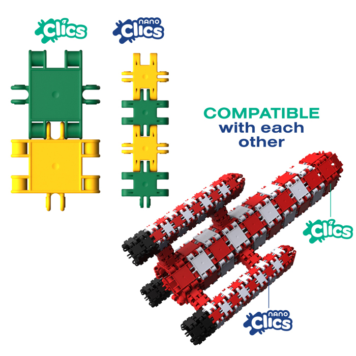 Nano Clics - Creative 250pc Zoooffff