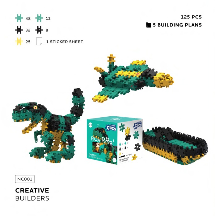 Nano Clics - Creative 125pc Roar