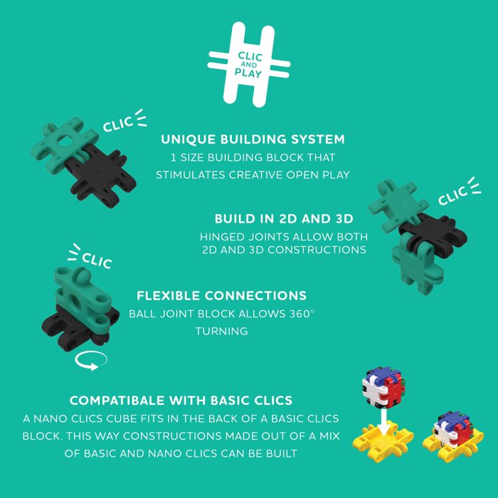 Nano Clics - Creative 125pc Roar