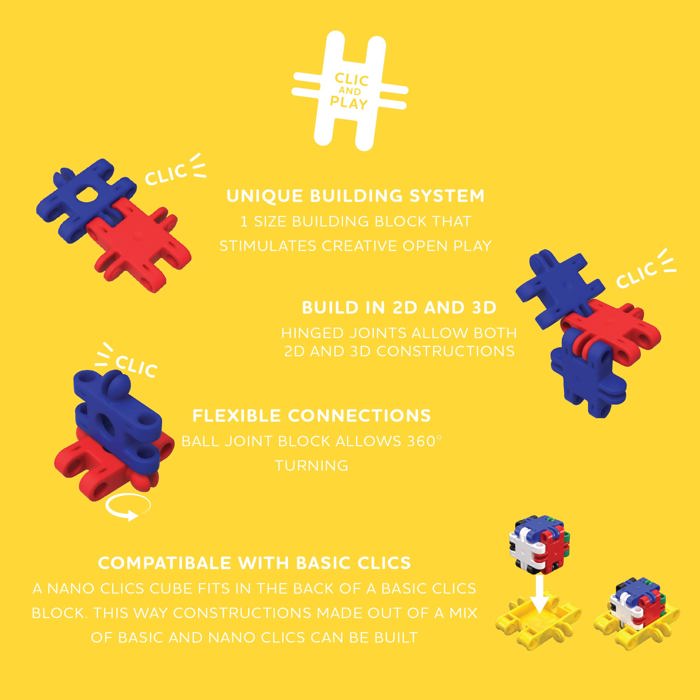 Nano Clics - Creative 250pc Zoooffff