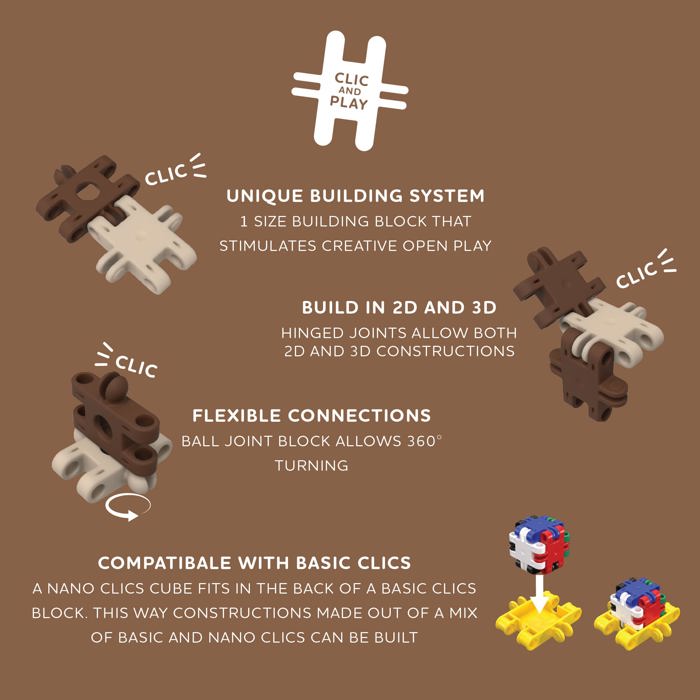 Nano Clics - Creative 250pc GROWL