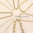  Stainless Steel Tarnish Free All Chain Statement Necklaces