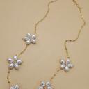  18K Pearl Flowers for Mom Necklace