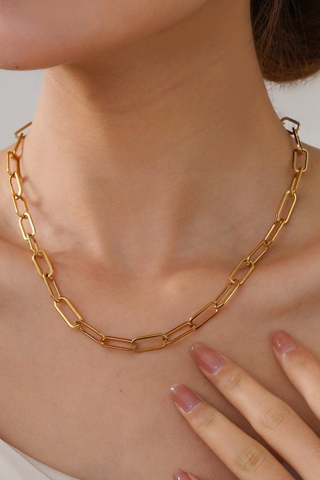Stainless Steel Tarnish Free All Chain Statement Necklaces