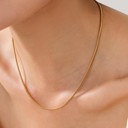 Snake Stainless Steel Tarnish Free All Chain Statement Necklaces