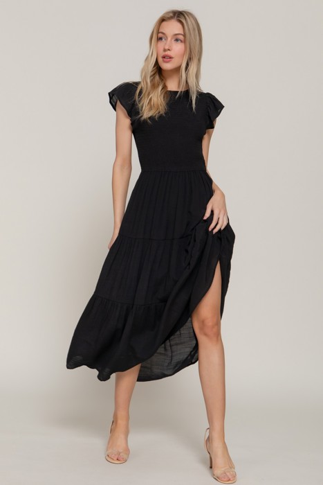 Smock and Flow Tiered Dress
