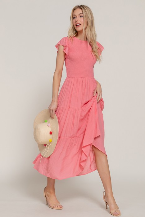 Smock and Flow Tiered Dress