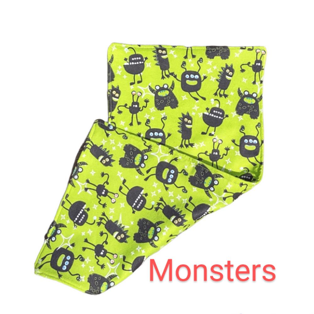 Cute Halloween 3 Layer Burp Cloths 