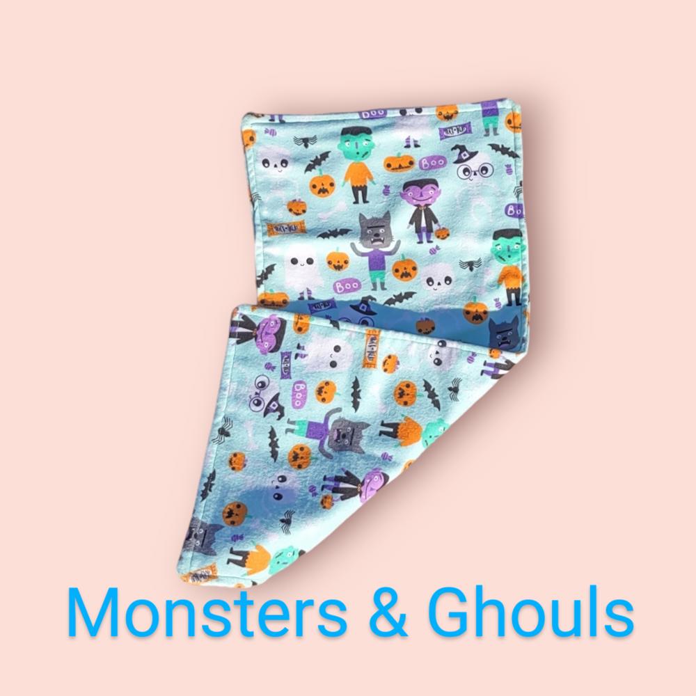 Cute Halloween 3 Layer Burp Cloths 