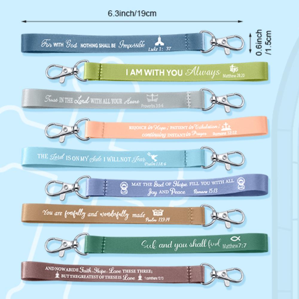 Bible Verse Keychains