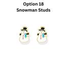 Snowman Adorable Christmas Earrings