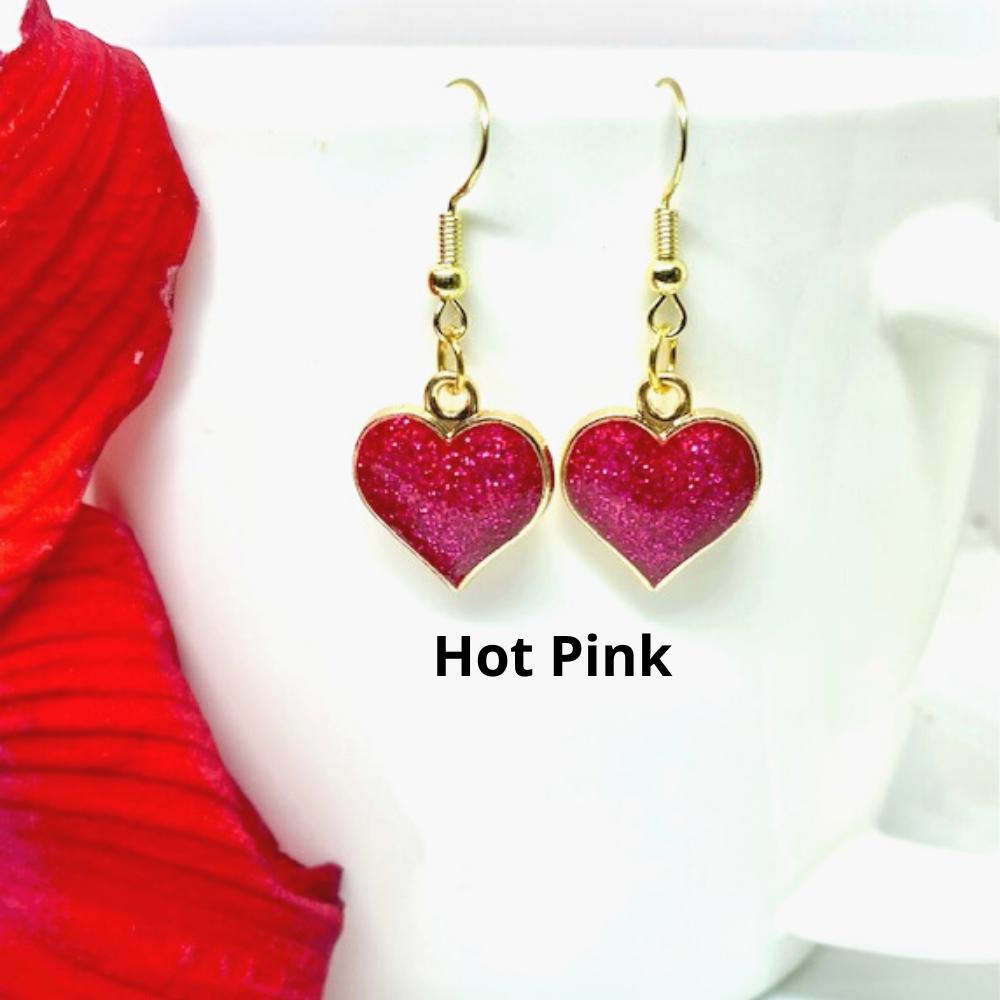 Heart Dangle Earrings