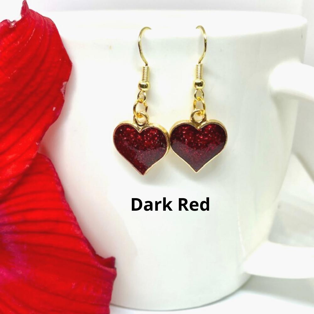 Heart Dangle Earrings