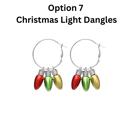 Christmas Light Dangles Adorable Christmas Earrings