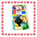  Set of 10 Personalized Valentines Day Building Blocks and Card Sets INCLUDES BAGS, BLOCKS and CARDS