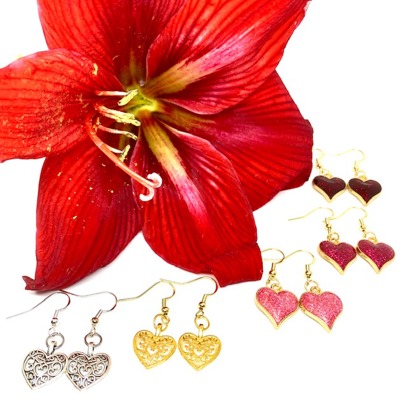 Heart Dangle Earrings