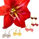  Heart Dangle Earrings