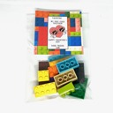  Set of 10 Personalized Valentines Day Building Blocks and Card Sets INCLUDES BAGS, BLOCKS and CARDS