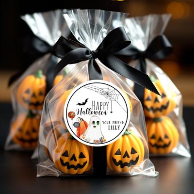 Personalized Halloween Treat Bags and Stickers
