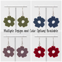  Bright Spring | Boho Flower Acrylic Dangle Earrings