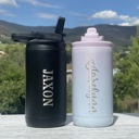  Personalized Name | Engraved 12oz Stainless Steel Water Bottle