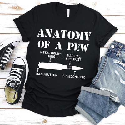 Anatomy Of A Pew | Graphic Tee