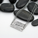  Choose Your Phrase | Motivational Quote Bar Necklace