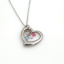  Birthstone HEART Necklace - LARGE