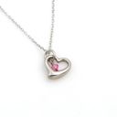  Birthstone HEART Necklace - SMALL